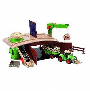 Большой набор Эко-ферма с трактором и краном (Dickie, 3608343)